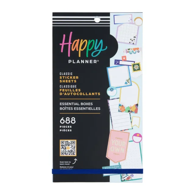 Happy Planner Essential Boxes stickers Classic 688
