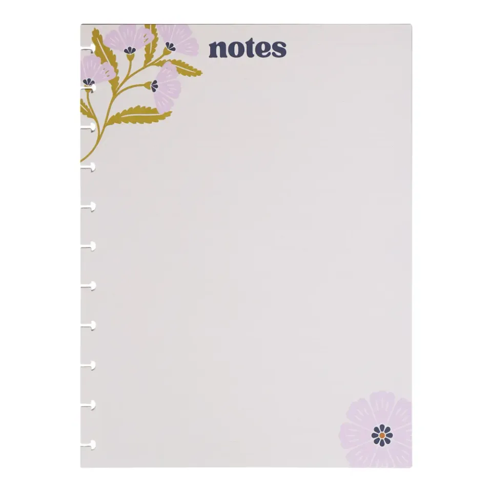 Happy Planner Plum Happy papier pointillé ligné Big 40 feuilles
