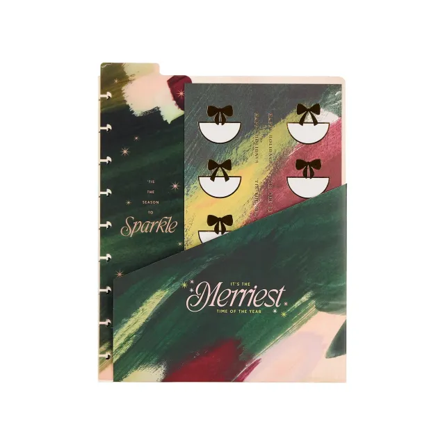 Happy Planner Holiday Charm Classic pack accessoires Noël 24 pièces