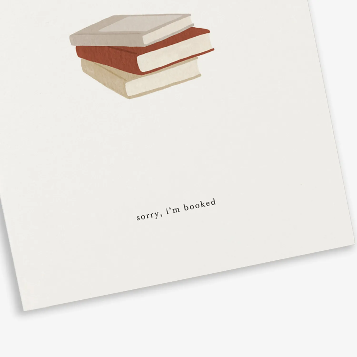 Kartotek Book Stack carte vœux livre