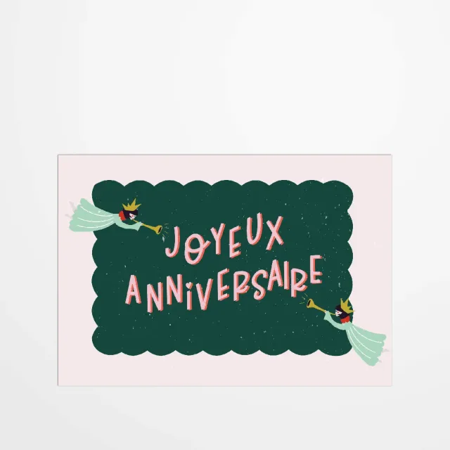 My365 Cité Candide Joyeux Anniversaire carte postale