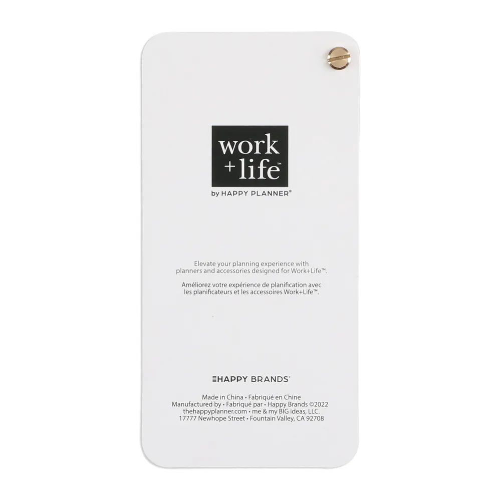 Happy Planner Work Life Metropolitan stickers foil 16 feuilles