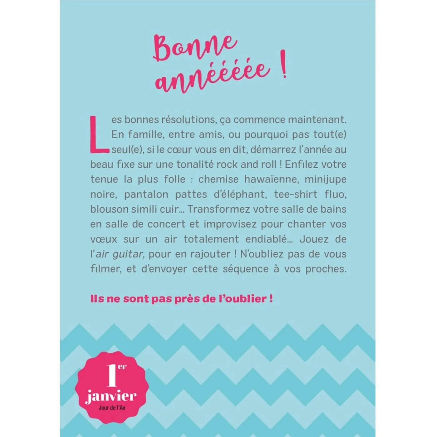 Frigobloc Idées Positives calendrier 365 jours année à bloc