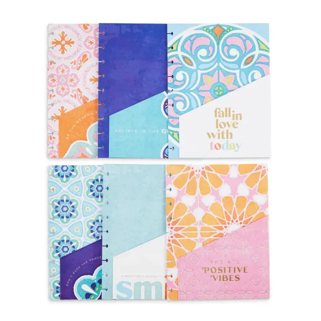 Happy Planner Playful Tile Classic pochettes x6 mosaïque