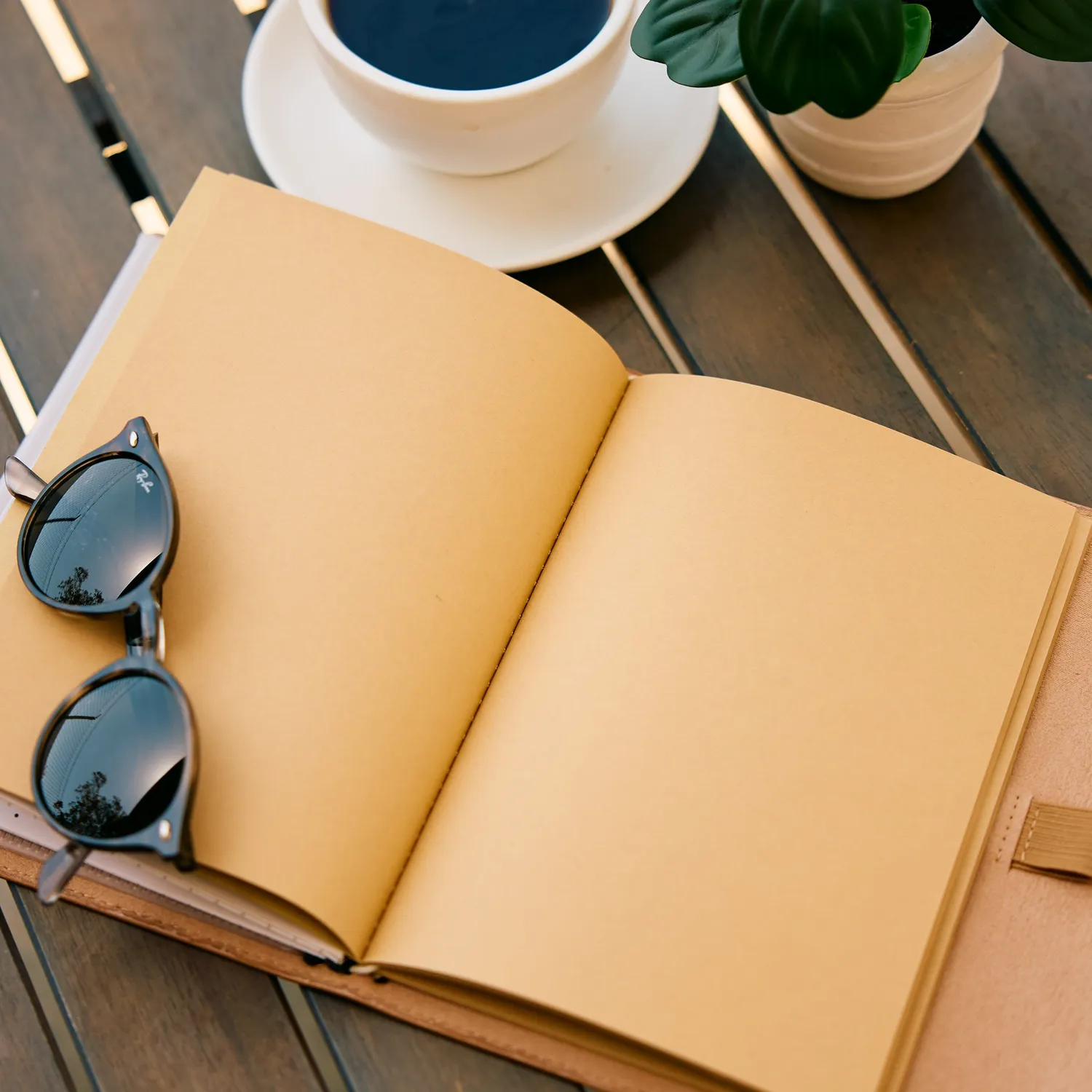 Happy Planner Kraft Folio carnet A5 papier kraft vierge