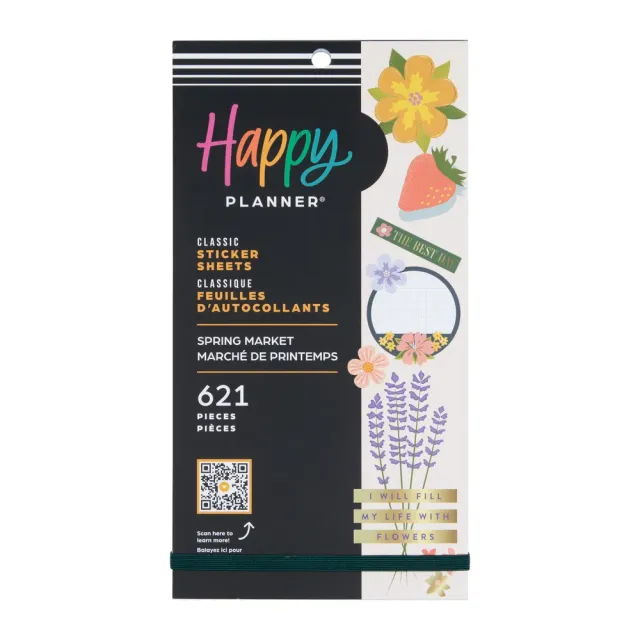 Happy Planner Spring Market carnet autocollants 621 floral agrumes