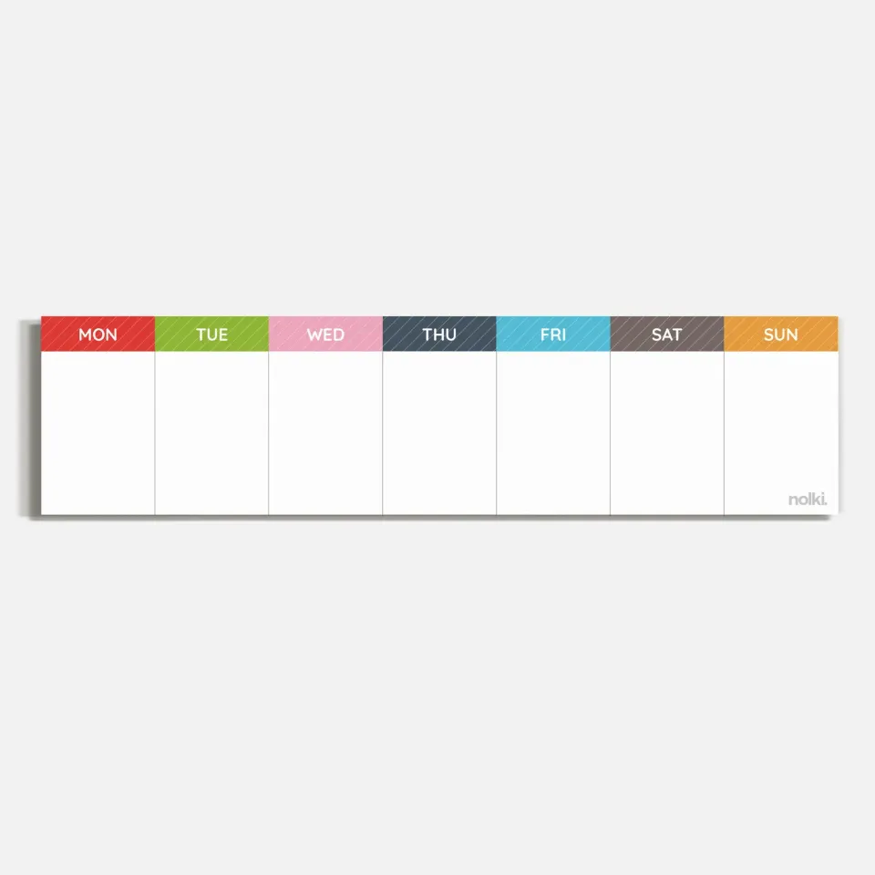 Nolki Crayon mini planificateur semaine 29,7x7,4 cm
