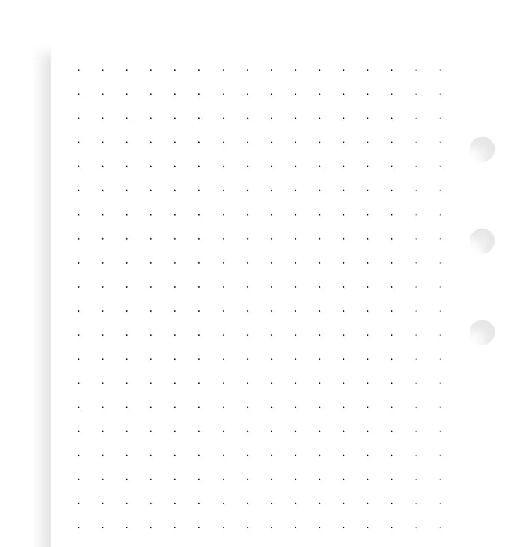 Filofax Journal recharge Personal pointillée
