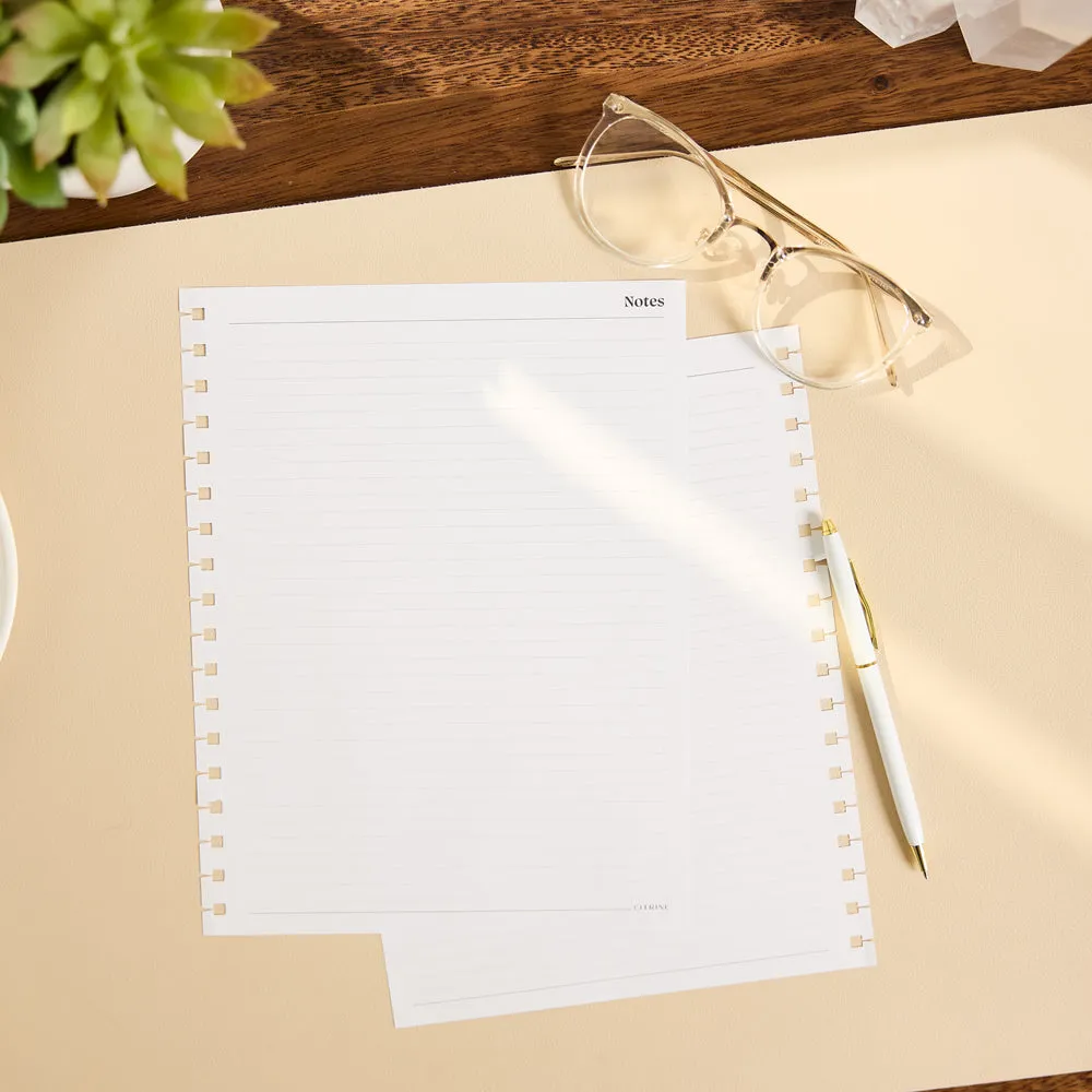 Citrine Classic papier recharge spiral pointillé 40 feuilles