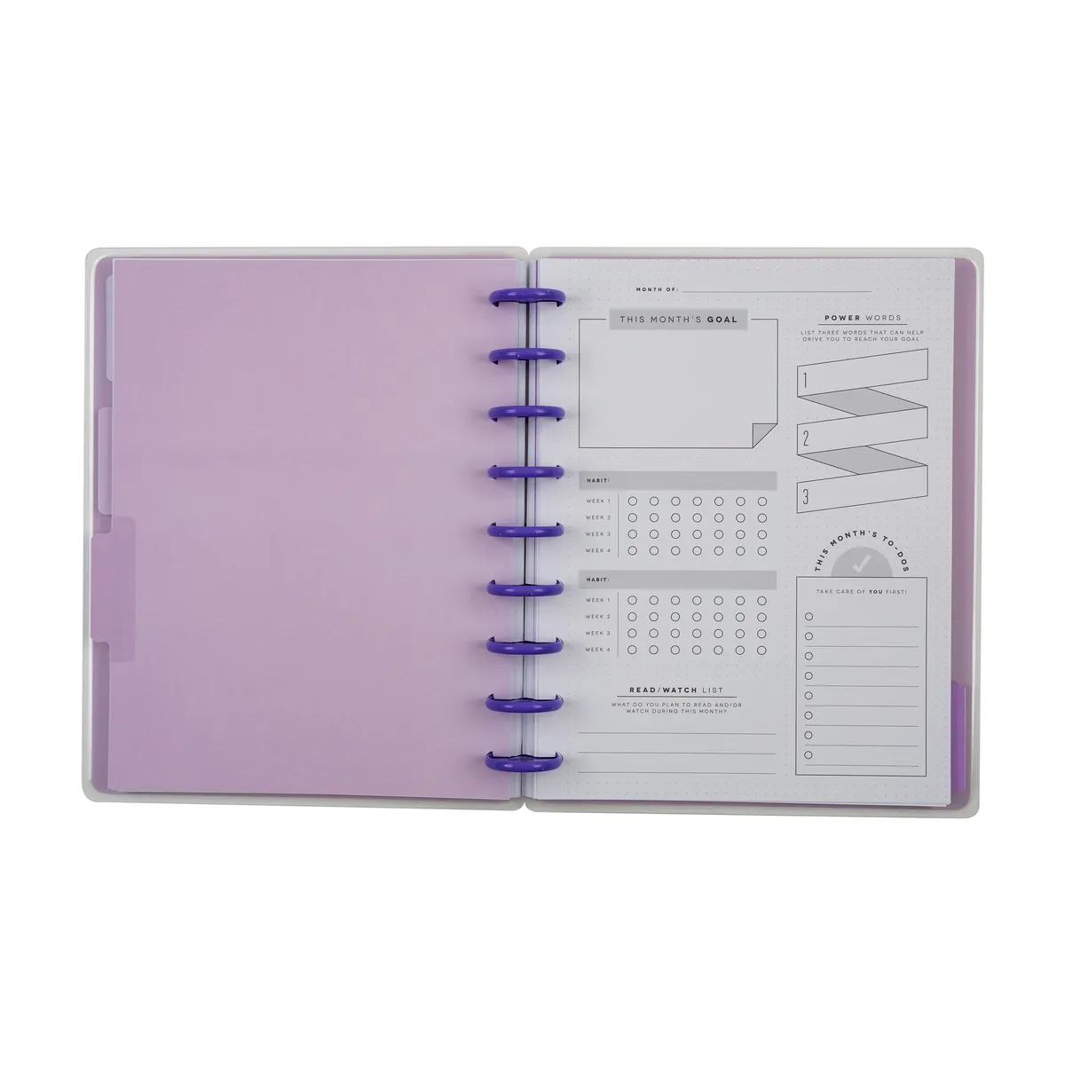 Happy Planner Reflect & Grow journal guidé classic 80 feuilles