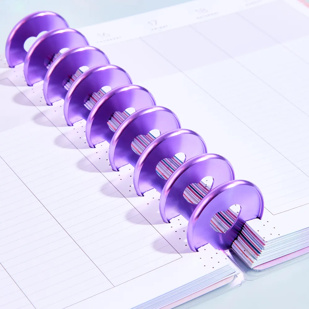 Happy Planner Violet Expander disques métal x11 violet