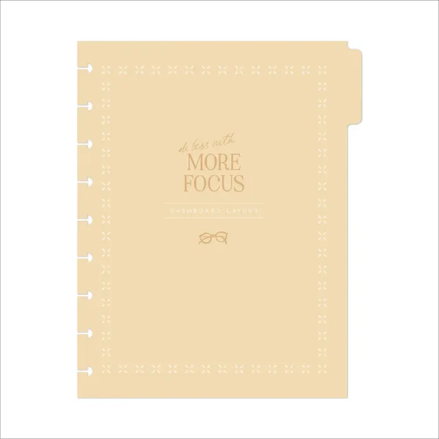 Happy Planner Dashboard extension non datée Classic 6 mois