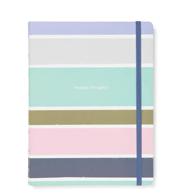 Filofax Good Vibes Notebook A5 rayures rechargeable