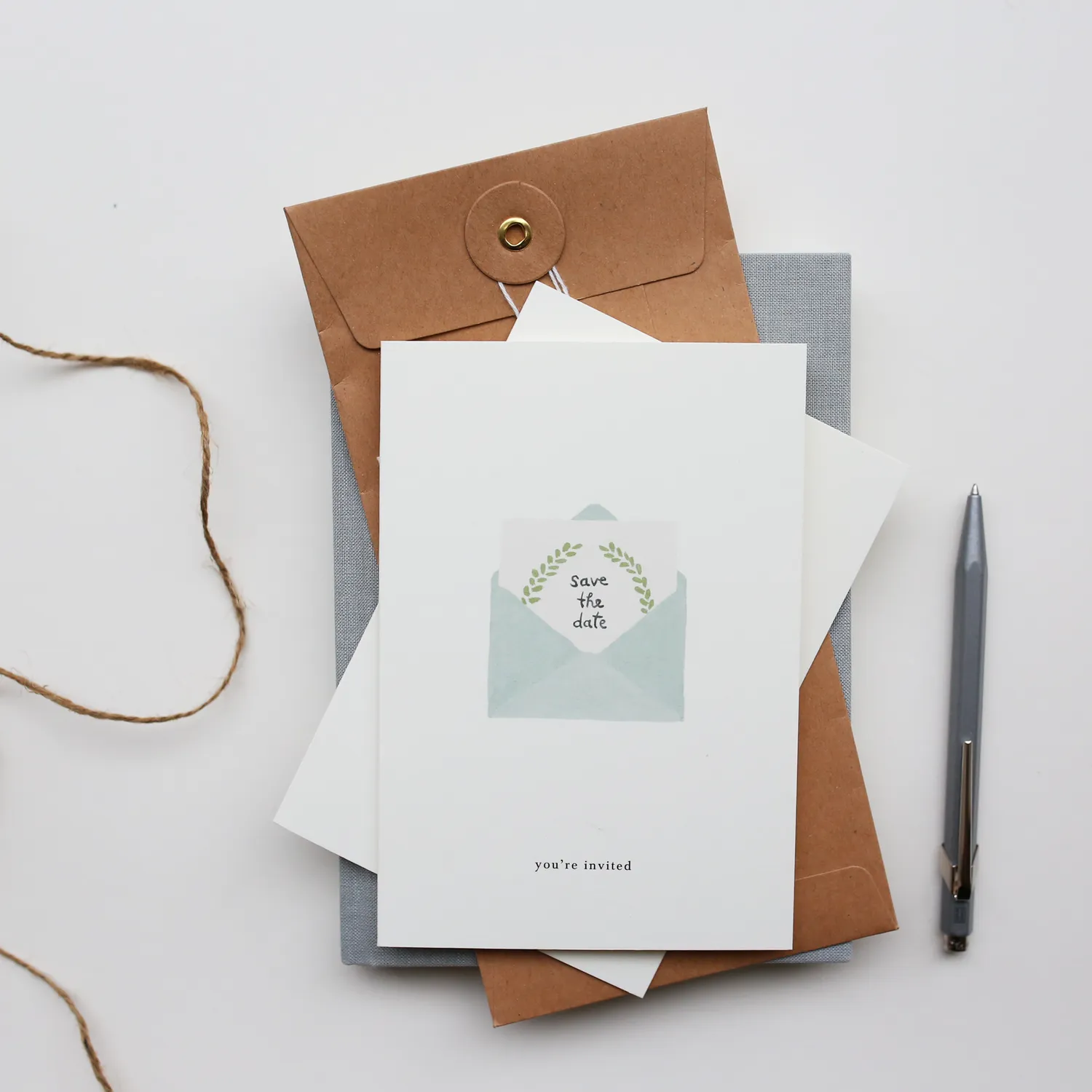 Kartotek Save the Date carte invitation avec enveloppe