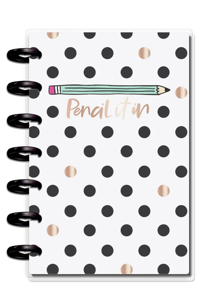 Me & my big ideas Happy Notes Pencil It In kit carnet mini pointillé