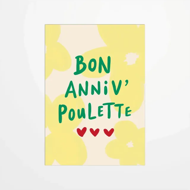 My365 Rio Soley Poulette carte postale illustrée