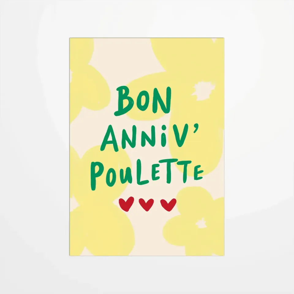 My365 Rio Soley Poulette carte postale illustrée