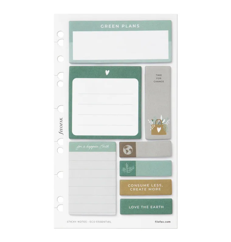 Filofax Eco Essential notes adhésives repositionnables