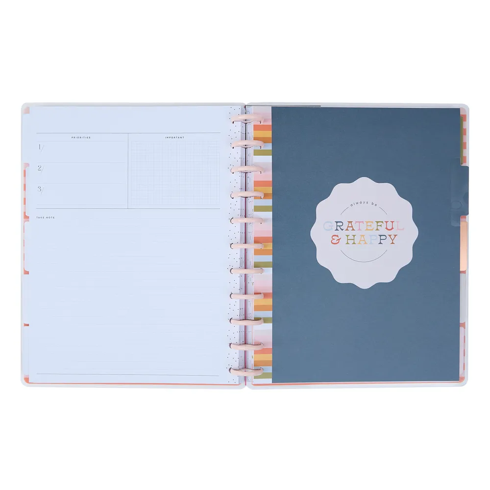 Happy Planner Simple Joys agenda Big vertical 12 mois
