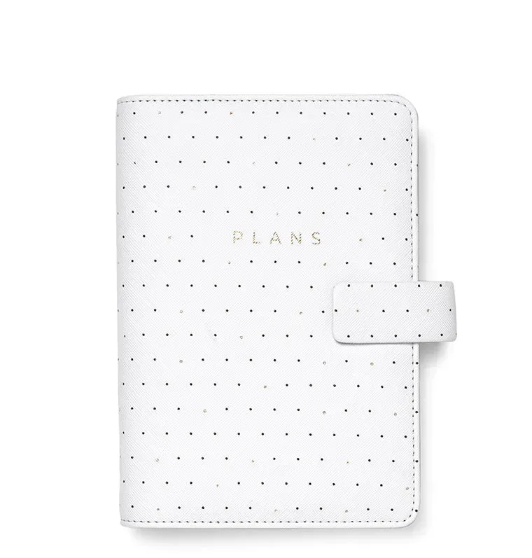 Filofax Moonlight Personal organiseur blanc doré