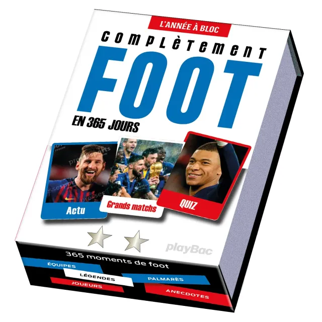 L'Année à Bloc 365 jours foot calendrier quotidien