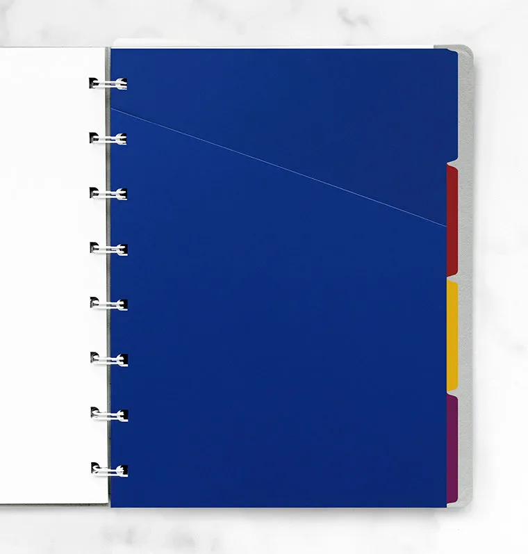 Filofax Notebook intercalaires couleurs A5 pour carnet à anneaux