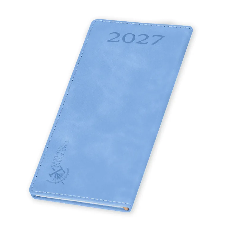 Poprun CEMLR7-27 agenda mensuel 2027 poche marron