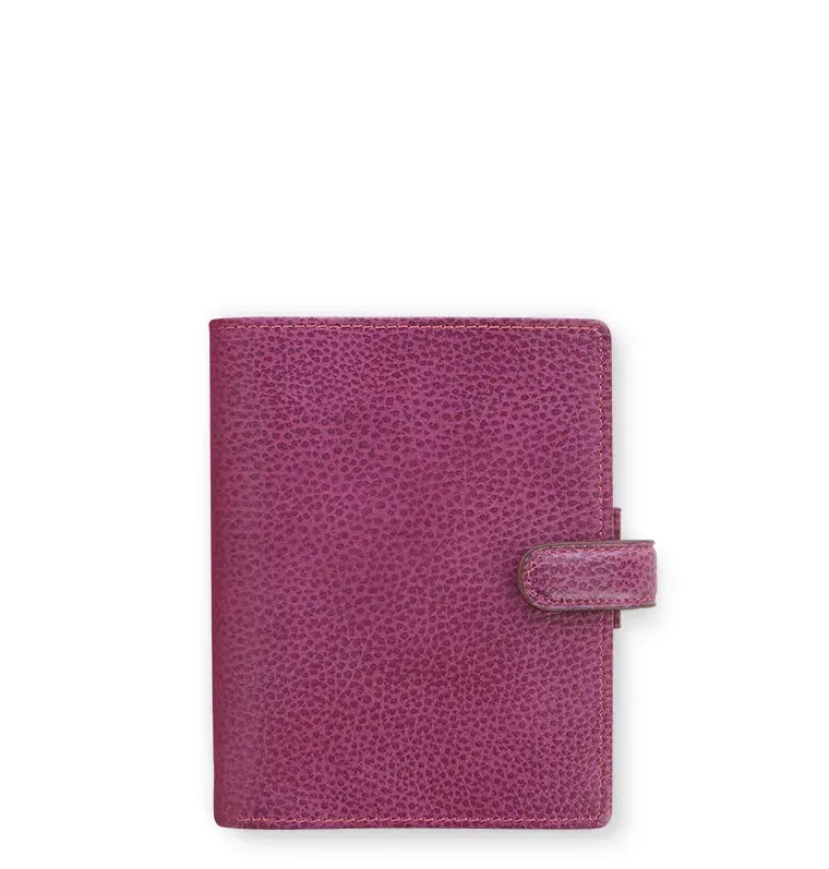 Filofax Finsbury organiseur pocket cuir framboise