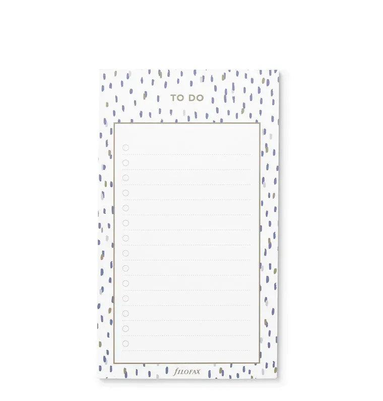 Filofax Indigo bloc-notes To Do Personal papier épais
