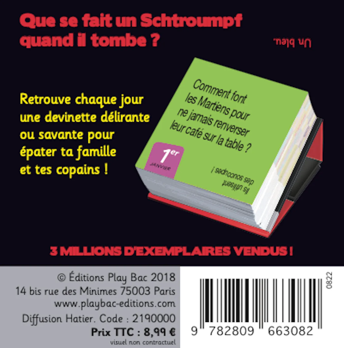 Frigobloc 365 devinettes délirantes mini calendrier enfant