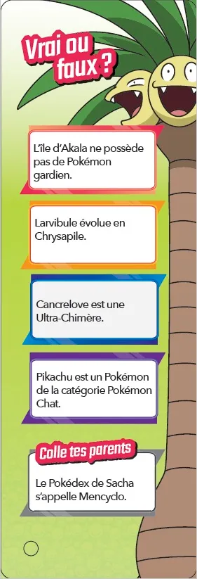 Les Incollables Pokémon CE2 quiz 250 questions révision