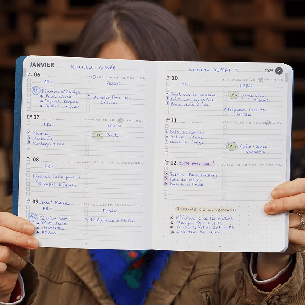 My365 SIMPLE Bullet agenda A5 2026/2027 + jaquette Zen