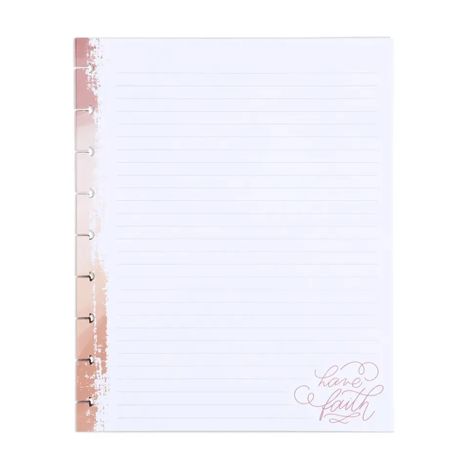 Happy Planner Have a Little Faith recharge papier ligné Classic 40 feuilles