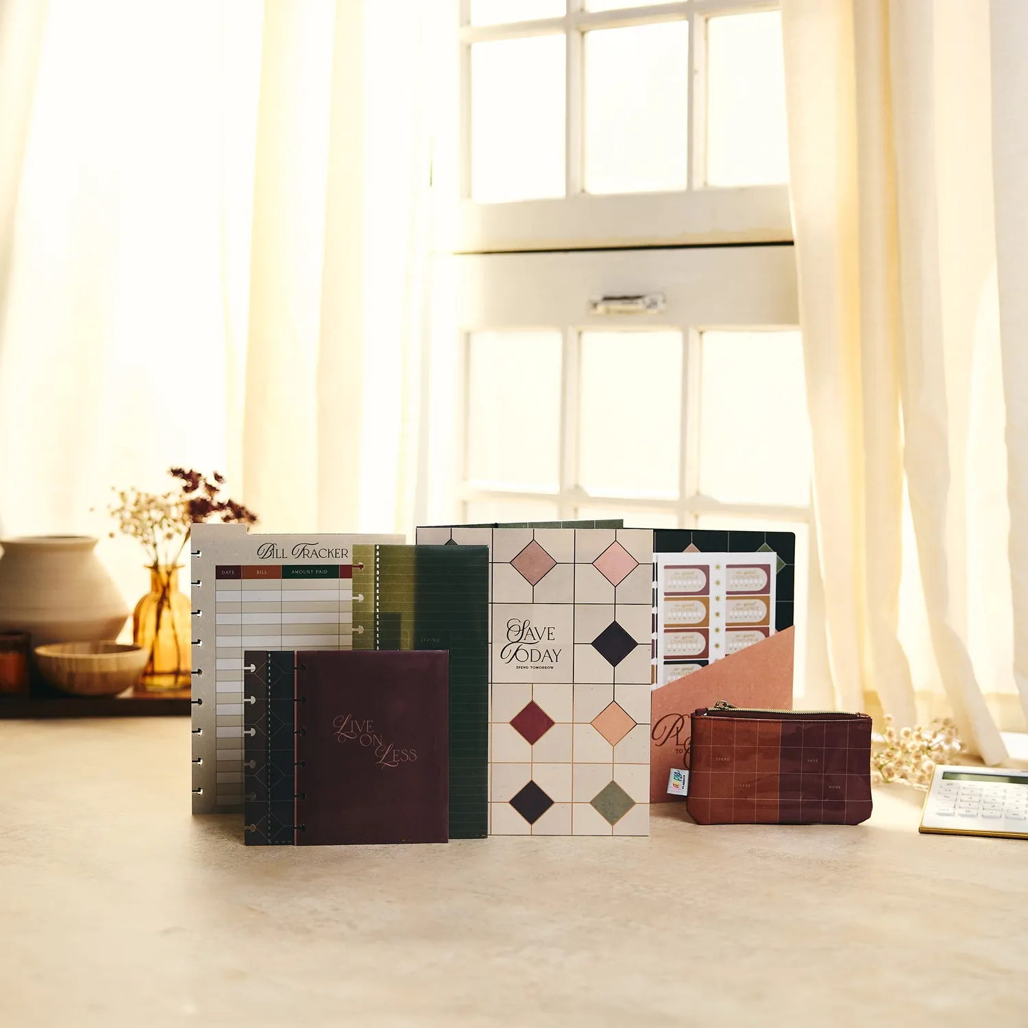 Happy Planner Amber & Oak Budget compagnon planning Classic