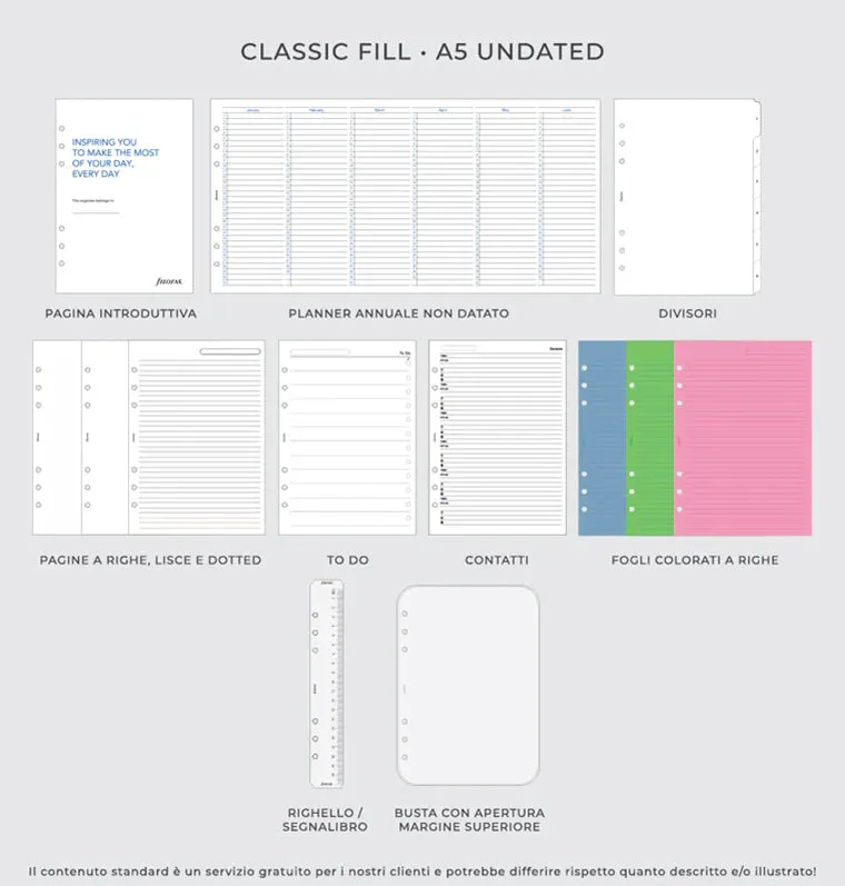 Filofax Finsbury Organiseur A5 cuir woodland