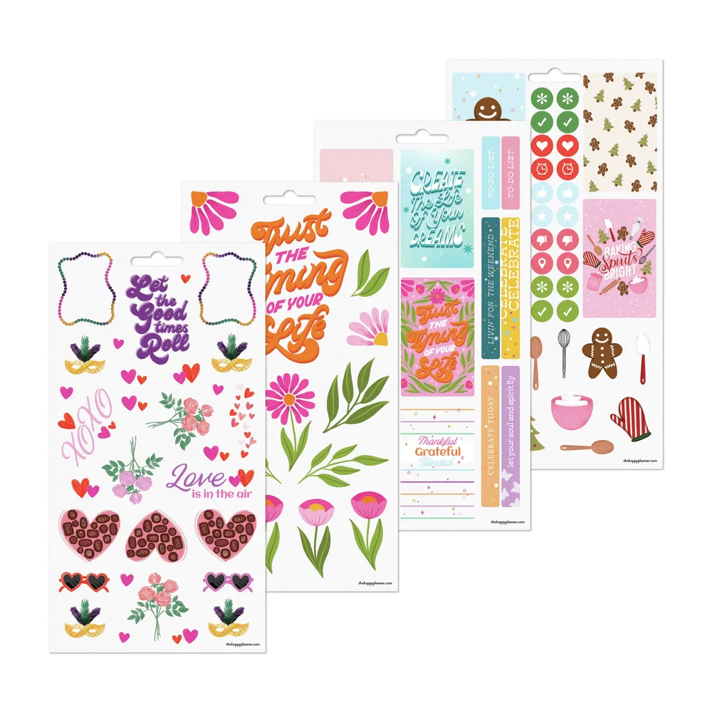 Happy Planner Seasons of Joy stickers 10 planches 253