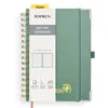 Poprun WH145D bullet journal vert nuit papier 120g