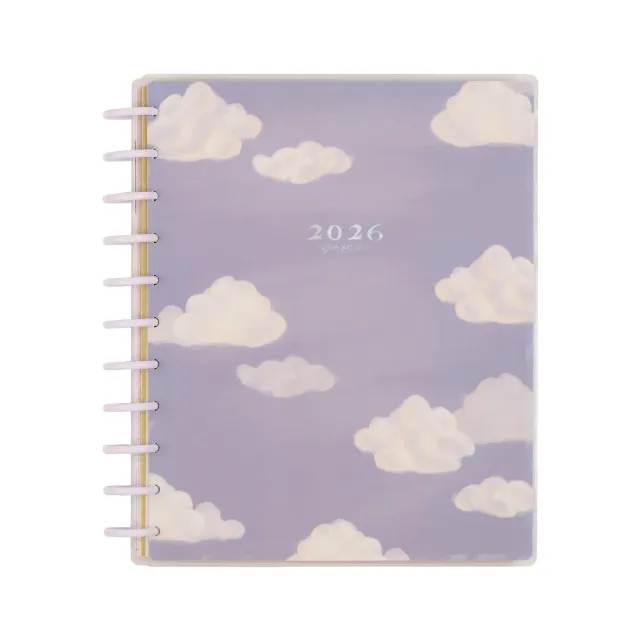 Happy Planner Uplifting Notes 2026 agenda big dashboard 12 mois