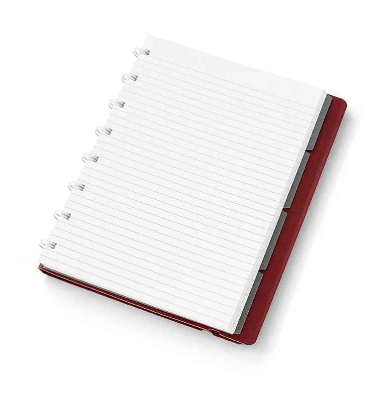 Filofax Contemporary carnet rechargeable A5 bordeaux ligné