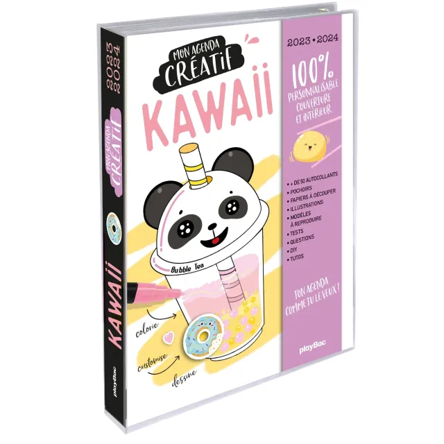 Frigobloc DIY Kawaii agenda scolaire 2023-2024 à customiser