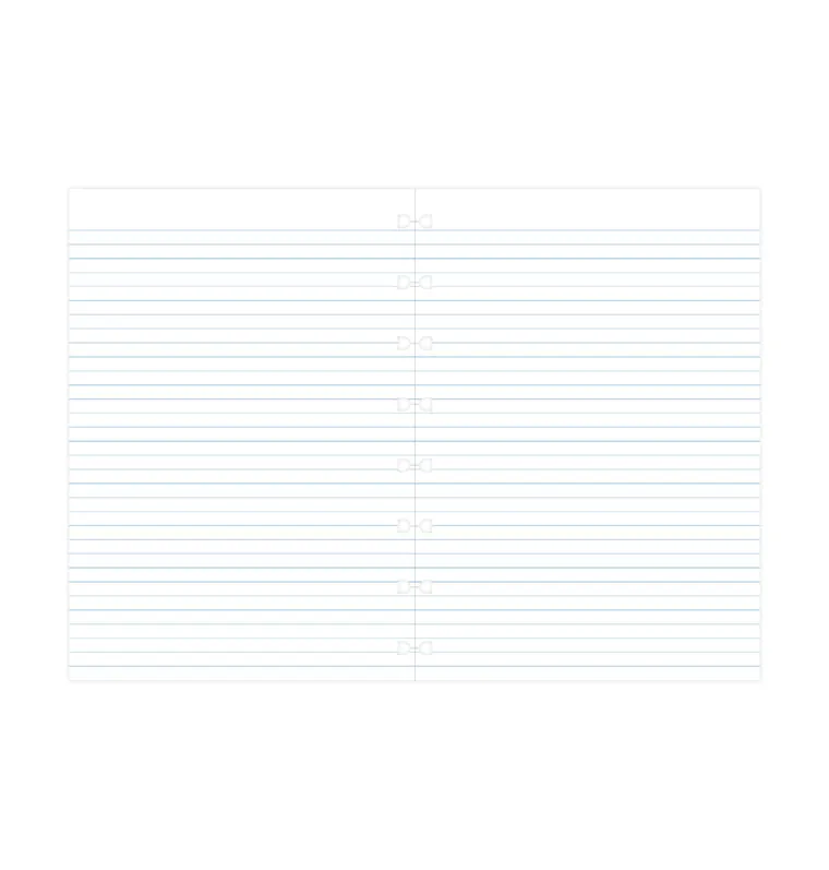 Filofax Classic Notebook recharge feuilles A5 lignées x32