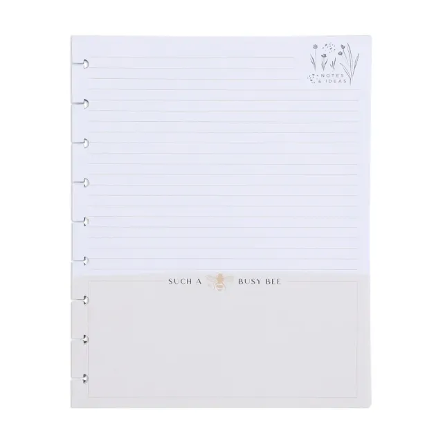Happy Planner Homesteader Classic recharge papier ligné 40 feuilles