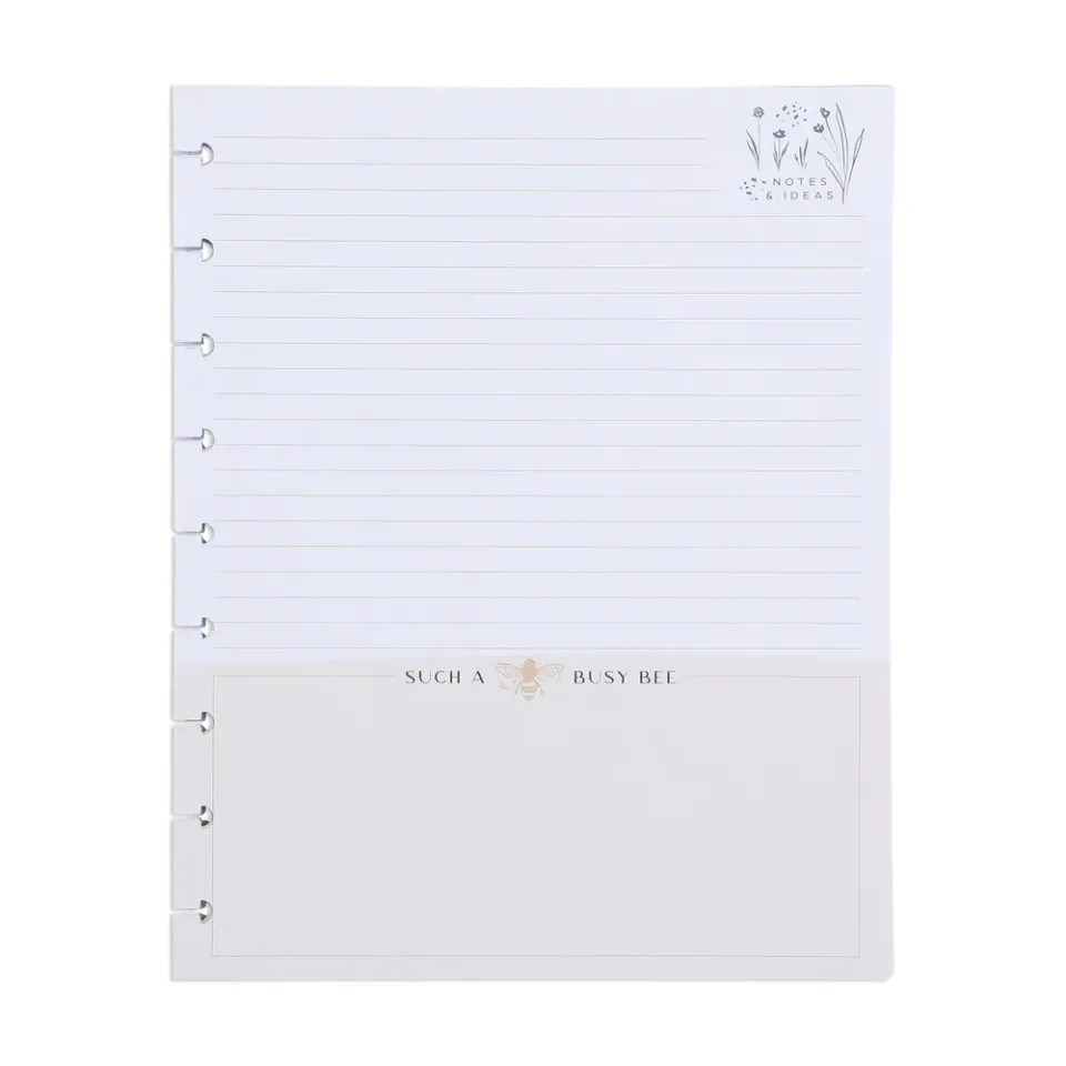 Happy Planner Homesteader Classic recharge papier ligné 40 feuilles