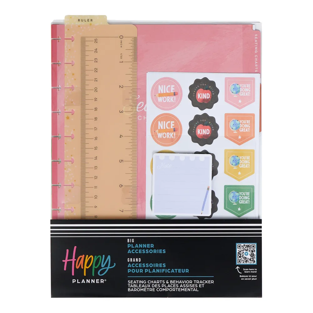 Happy Planner Teacher pack Big plans de classe comportement