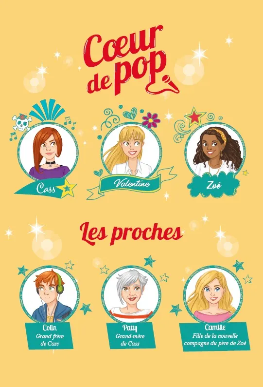 Cœur de Pop Trois filles à Paris Tome 3 roman dès 9 ans