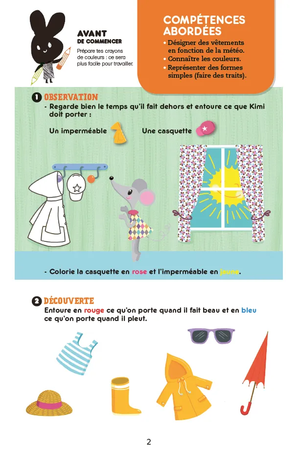Frigobloc Les Incollables cahier vacances PS-MS 3-4 ans