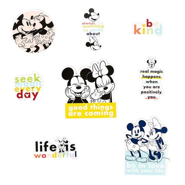 Happy Planner Disney Mickey Minnie Colorblock stickers vinyle lot 8