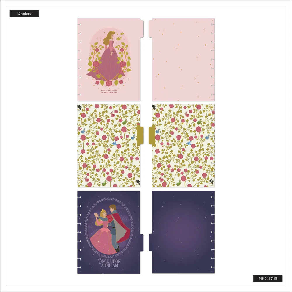 Happy Planner Disney Aurore carnet ligné pointillé classic