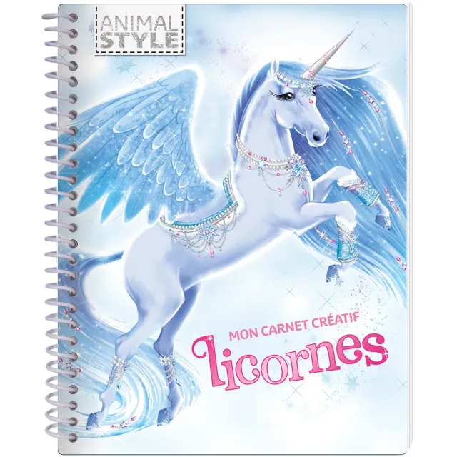 Frigobloc Animal Style Licornes carnet créatif enfant