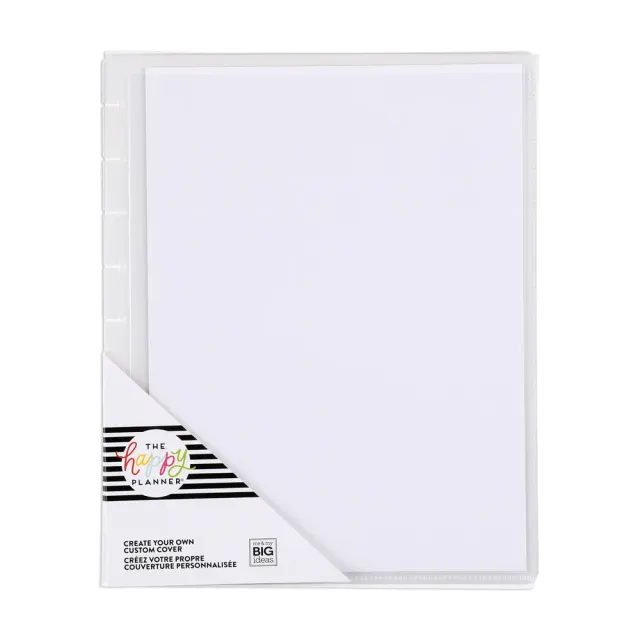 Happy Planner Everyday Essentials Cover Classic transparente à personnaliser